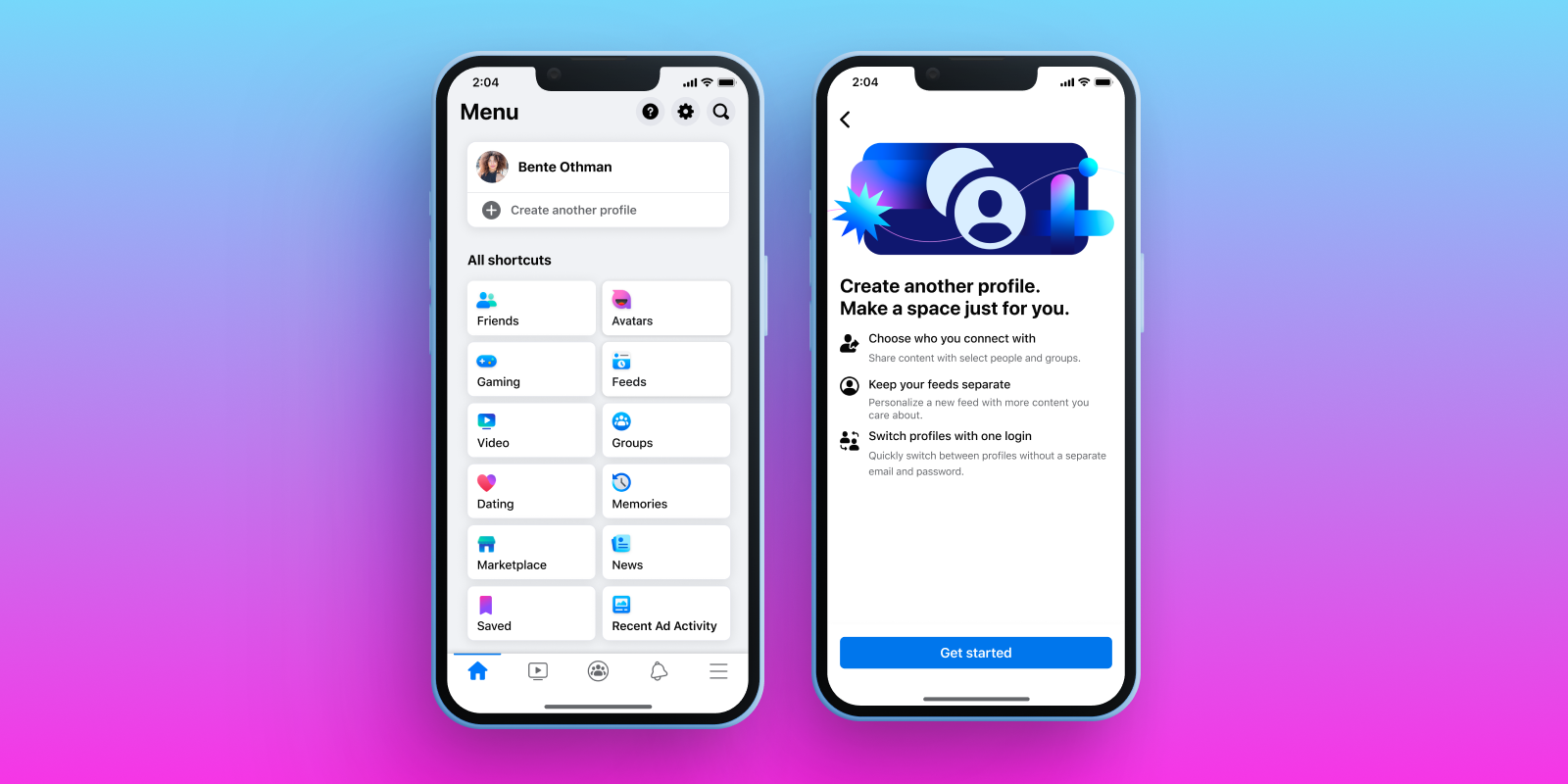 Additional Profiles: phone screens